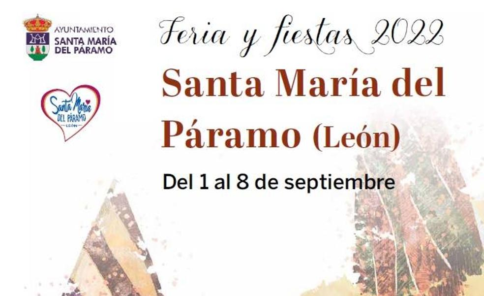 Programa de fiestas de Santa María del Páramo 2022