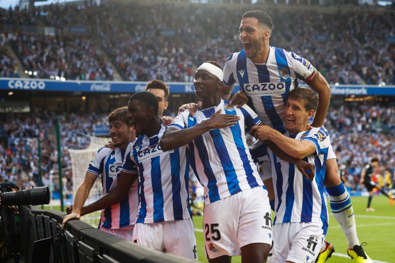 Sadiq y Remiro evitan la victoria del Atlético en Donosti