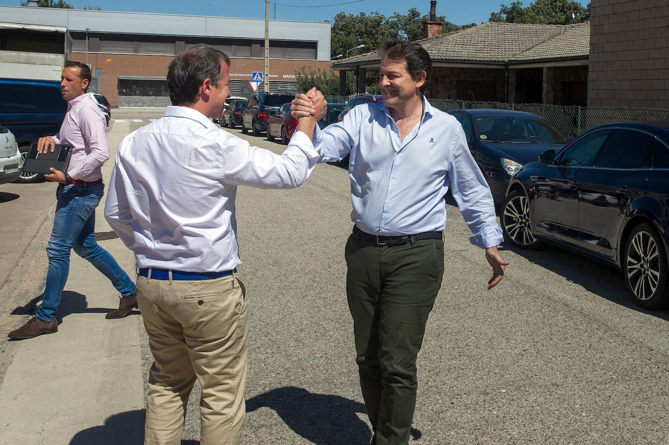 El presidente del PP de Castilla y León asiste al acto de apertura del curso político del PP de Burgos