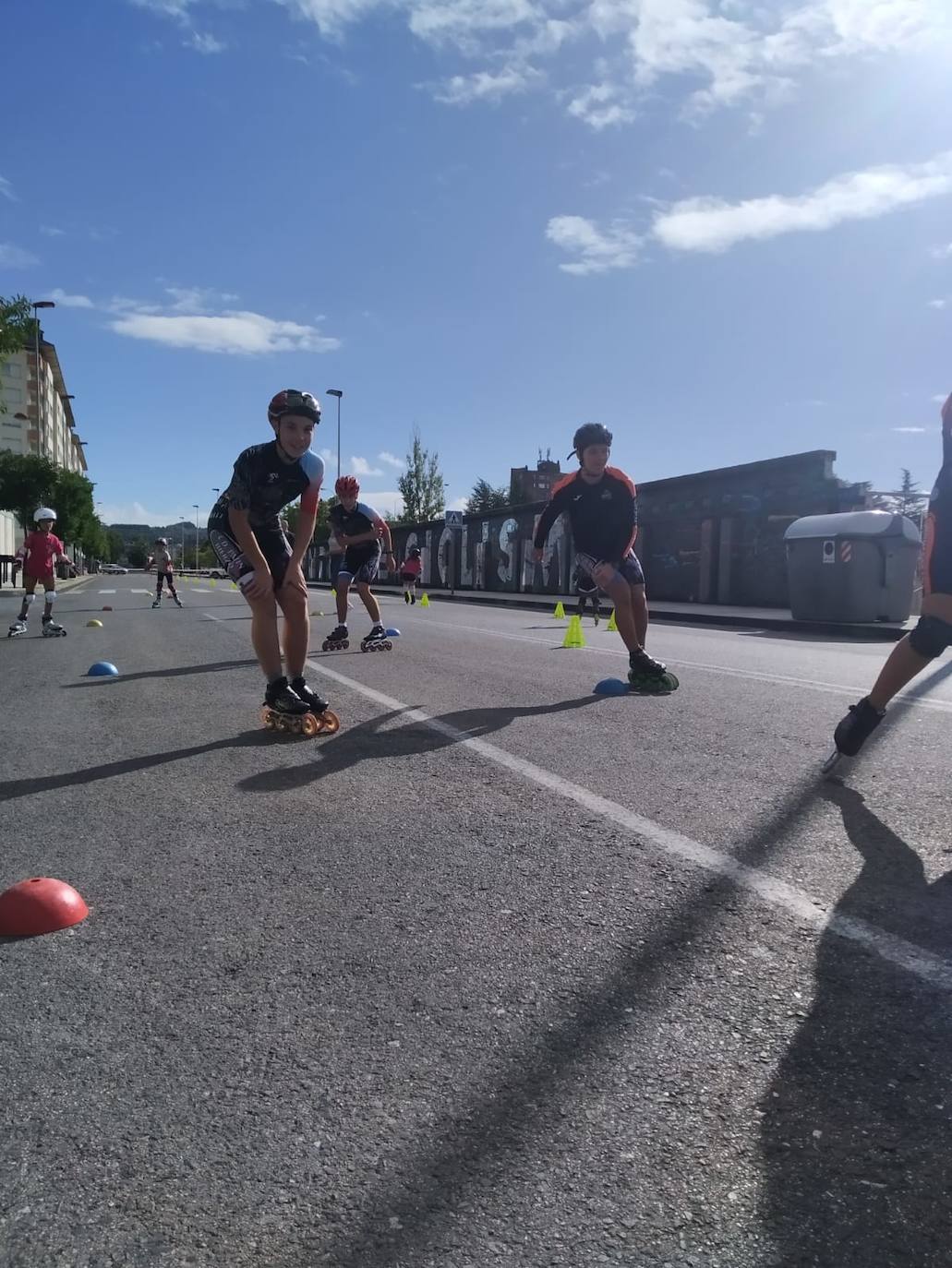 Exhibición de hockey sobre patines en Ponferrada