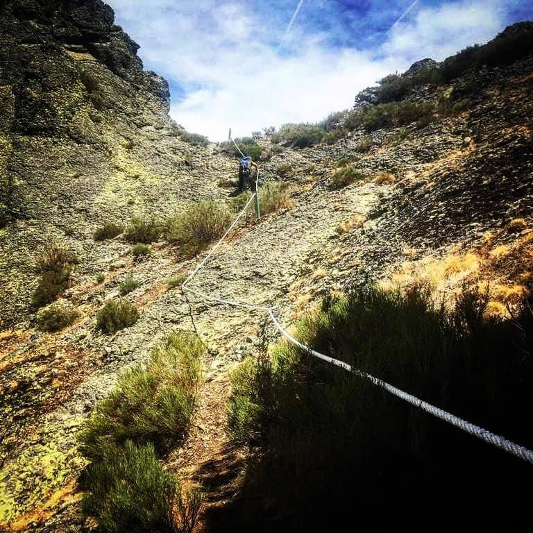 La nueva vía ferrata del Pico Cabrón