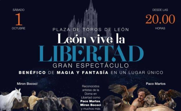 'León vive la Libertad' el nuevo espectáculo ecuestre con fines benéficos