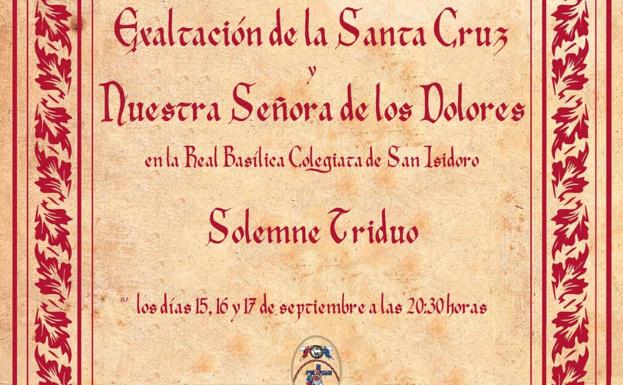 El Sacramentado celebra la Exaltación de la Cruz y una jornada cultural en San Isidoro