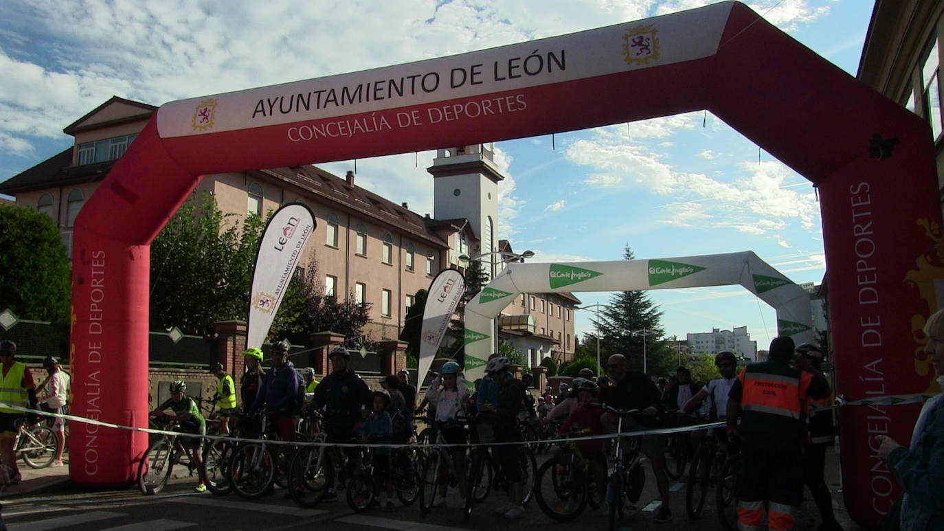 3.000 leoneses participan en el 'Día de la bici'