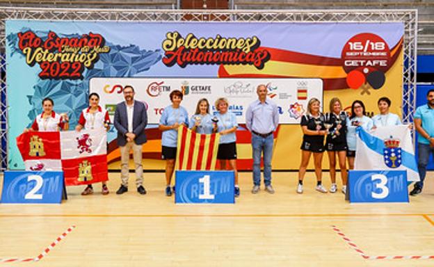 Las leonesas Susana Ablanedo y Cristina Fernández, subcampeonas de España de Veteranas