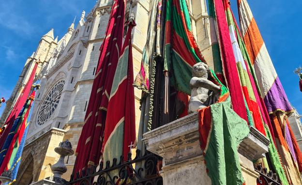 León alza la vista al cielo