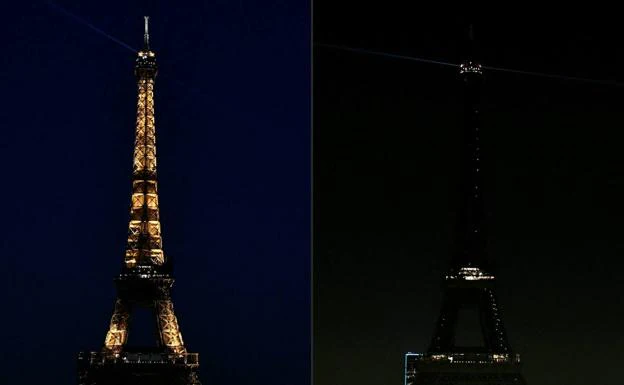 París apaga las luces para ahorrar energía
