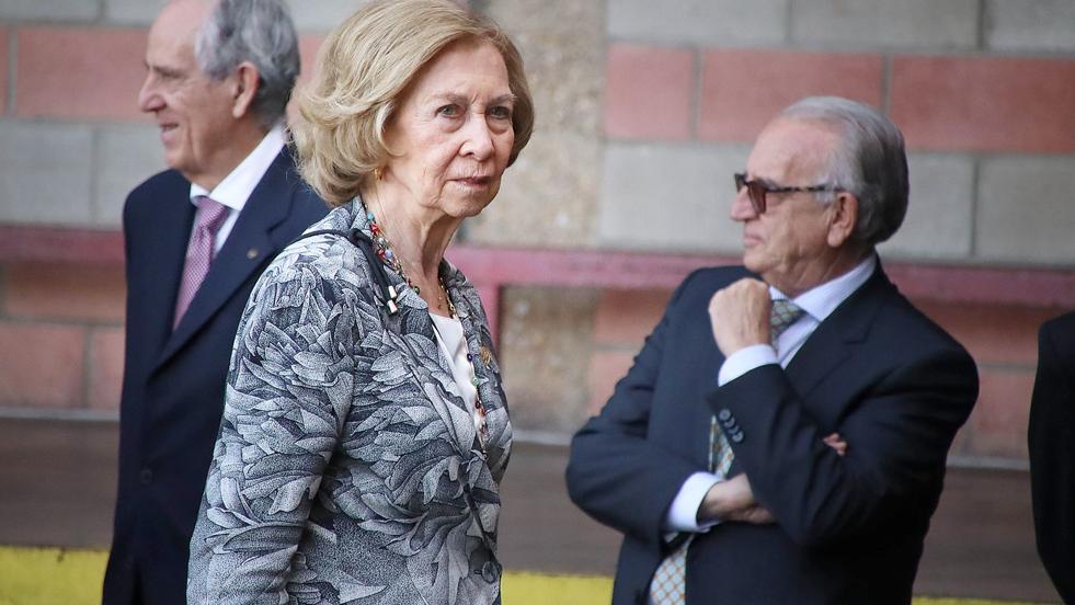 La reina emérita en León