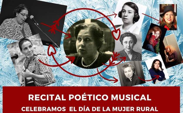 Santa María del Páramo conmemora el día de la Mujer Rural con el recital poético «Desde la vida y la palabra hablan nuestras poetas»