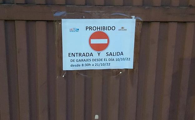 Los vecinos de la Avenida de San Andrés piden que se habiliten medidas para acceder a sus garajes