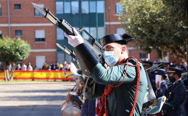 Parada Militar y Desfile, acto central Patrona de la Guardia Civil en la ciudad de León 2022