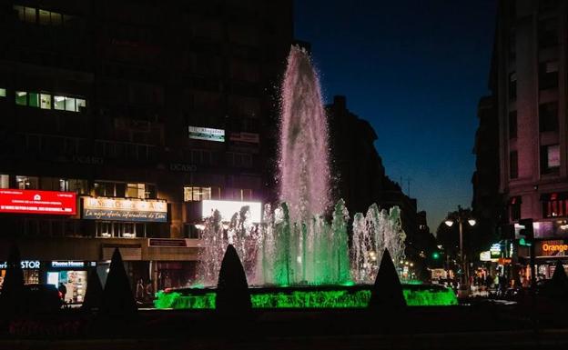 La fuente de Santo Domingo se iluminará de verde por el Día Mundial del cáncer de mama metastásico