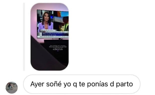 Lidia Torrent cree que su parto se va a retrasar