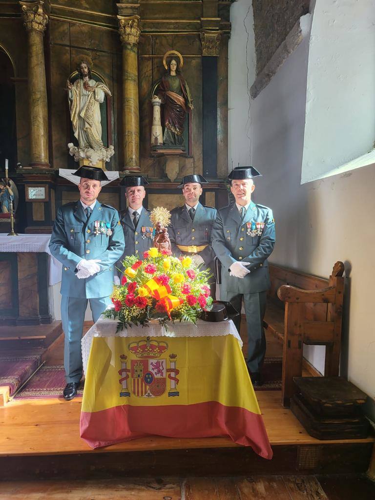 La Guardia Civil honra a su patrona, la Virgen del Pilar, en toda la provincia de León