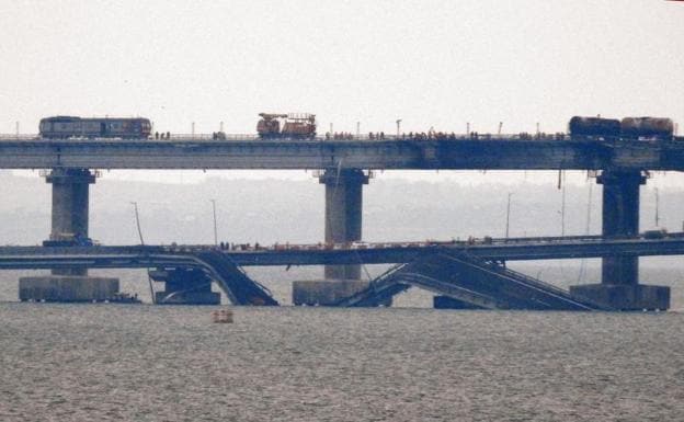 Rusia detiene a ocho personas por su relación con el ataque al puente de Crimea