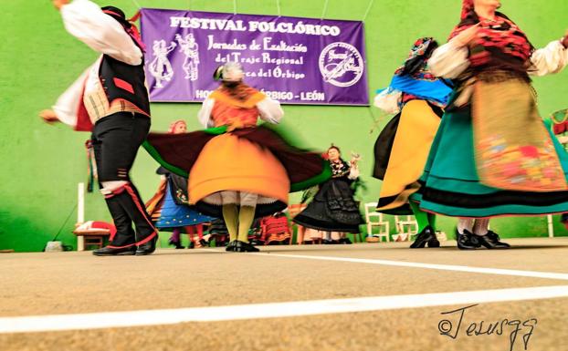 El folklore y la esencia de las raíces leonesas se exhiben este fin de semana en Hospital de Órbigo