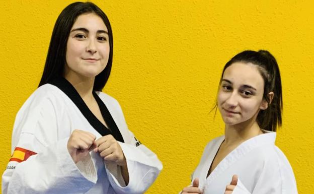 Las coyantinas Yessenia Salgado y Susana Llamazares acudirán al Open Ciudad de Palma de Taekwondo