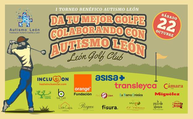 Da tu mejor golpe sumándote al I Torneo Benéfico de Golf Autismo León