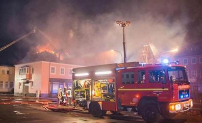 Un incendio intencionado destruye una residencia de refugiados ucranianos en Alemania