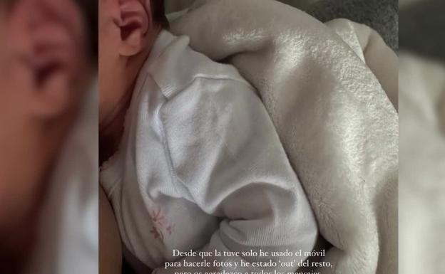 Lidia Torrent agradece los mensajes de cariño tras el nacimiento de su hija