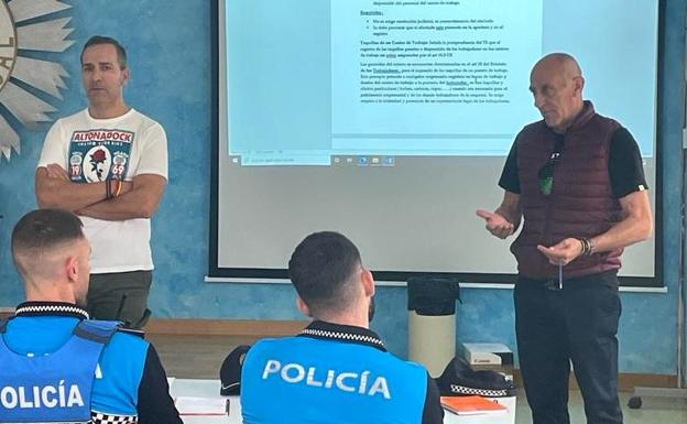 Policías locales de León ofrecen un curso formativo a la Policía Local de Burgos