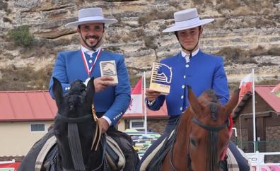 Dos medallas leonesas en el Campeonato de Castilla y León de equitación de trabajo