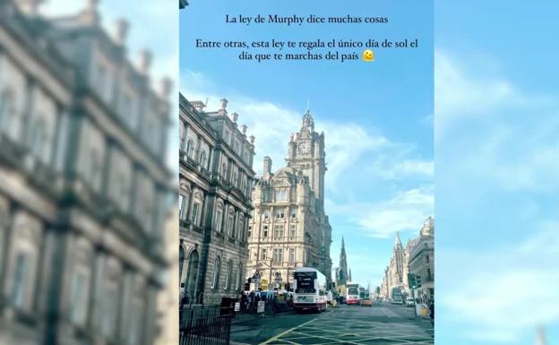Lucía Pombo dice adiós a su viaje por Escocia con la gran ilusión de conocer a su sobrina