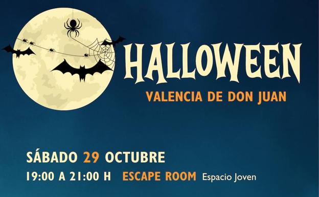 Un escape room, un taller y un baile, para celebrar Halloween en Valencia de Don Juan