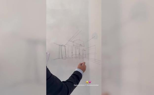María Pombo visita el que será el nuevo hogar de la familia