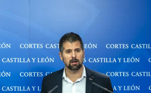 Tudanca: «Son los presupuestos de la rendición a Vox, Mañueco les da la llave de la Junta»