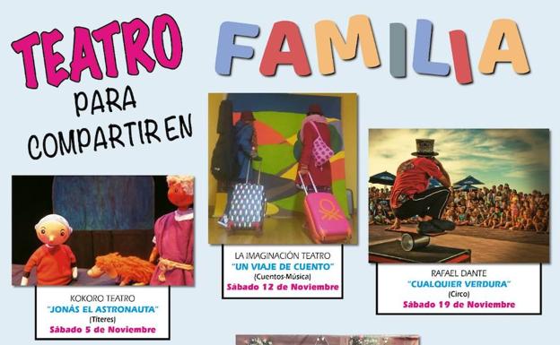 Llega el 'Teatro para compartir en familia' a la Casa de la Cultura de Armunia