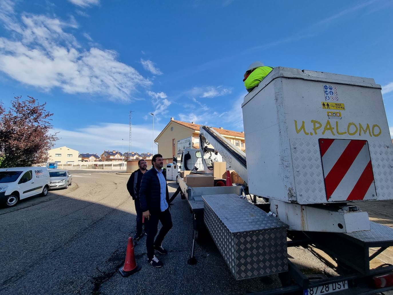 Mejoras en el alumbrado público de Villaquilambre