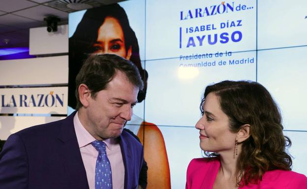 Mañueco comparte con Ayuso que Feijóo será el próximo presidente del Gobierno: «La sociedad no puede esperar más»