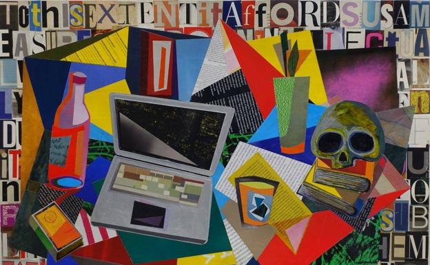 El leonés Roberto Díaz presenta sus obras en el Camarote Madrid