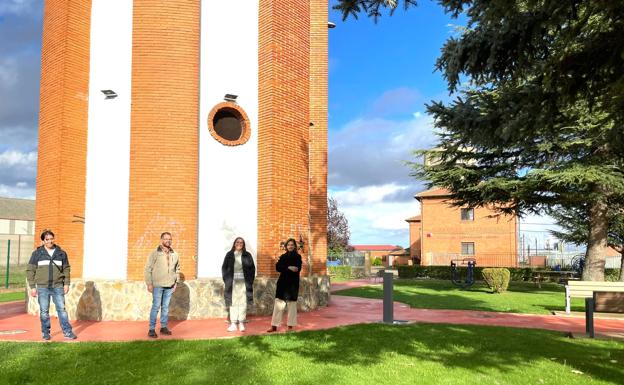 Santa María del Páramo finaliza las obras de adecuación del entorno del depósito de agua