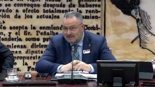 Morán comaprece en una comisión del Senado