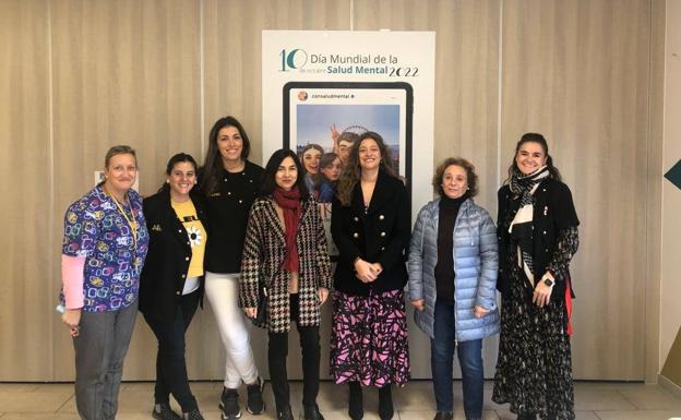 Ester Muñoz visita el Centro de Día 'La Senda' de Salud Mental León en el que la Junta ha invertido 115.000 euros