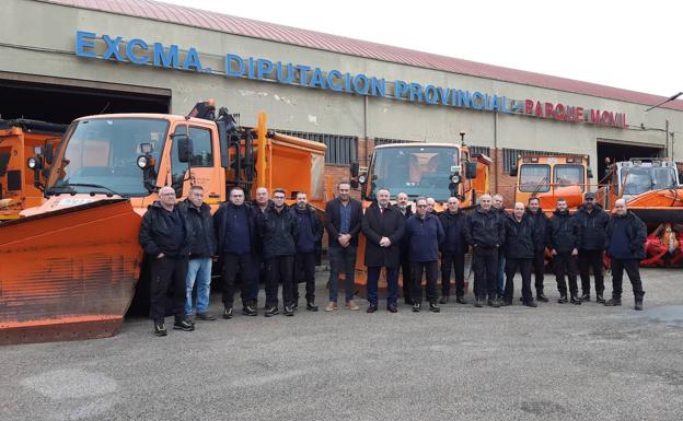 La Diputación prepara más de medio centenar de vehículos y 40 trabajadores para las nevadas