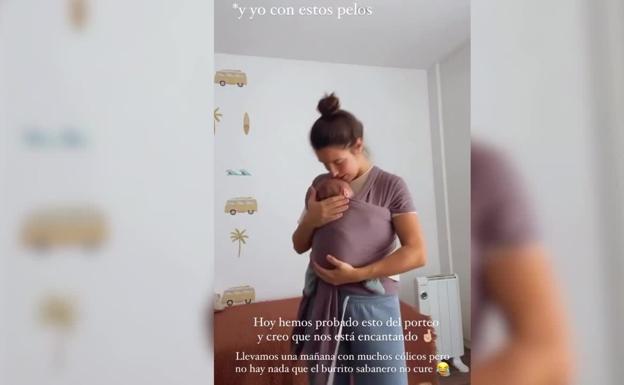 Marta Pombo comparte un tierno vídeo con su bebé