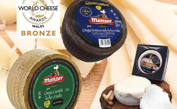 Manzer se hace con tres medallas en los World Cheese Awards 2022