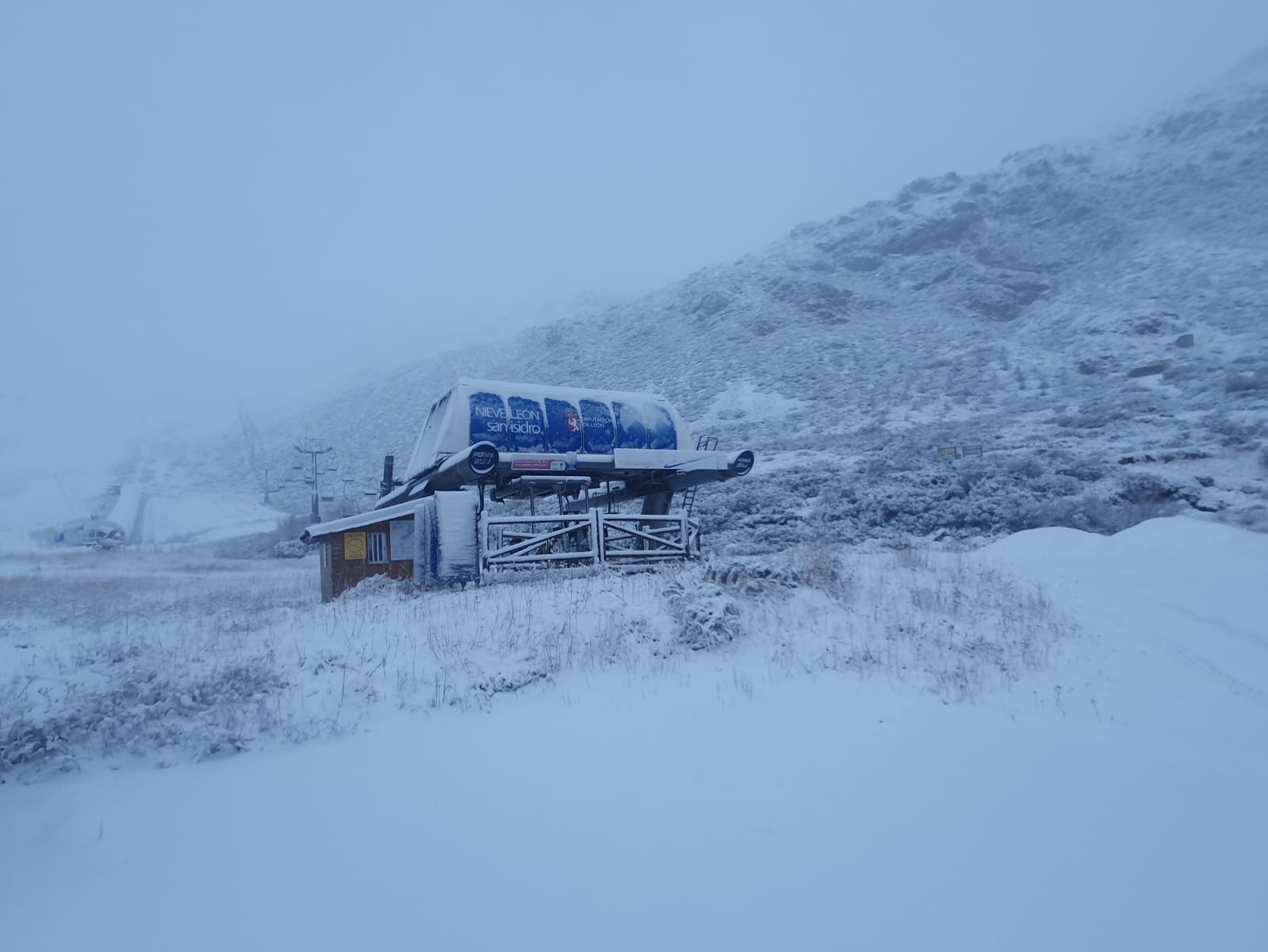 La nieve llega a León