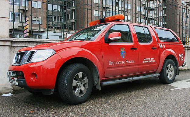 Herido un joven que impactó con su vehículo contra un edificio en Cervera de Pisuerga