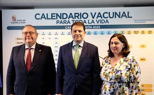 Mañueco anuncia que Castilla y León tendrá a partir del próximo año el calendario vacunal gratuito más completo de toda España