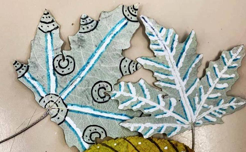 De pintar en hojas de papel ... a hacerlo en árbol