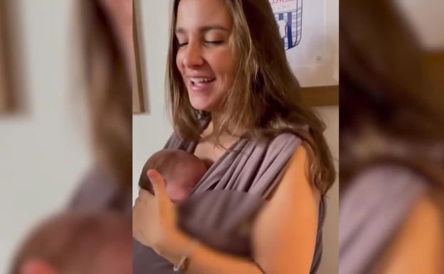 Marta Pombo celebra el primer mes de vida de su hija Matilda