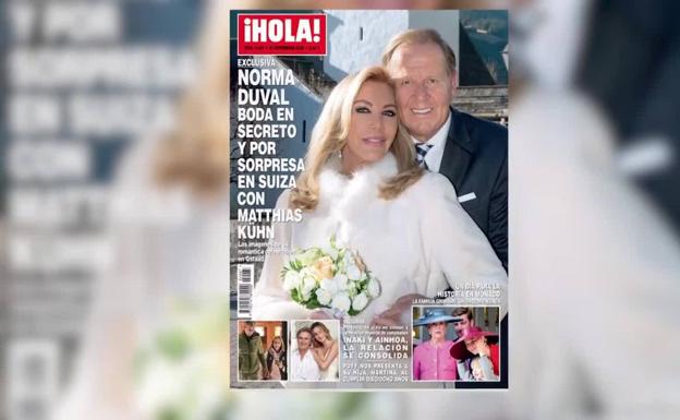 Norma Duval y Matthias Kühn, boda secreta y por sorpresa en Los Alpes