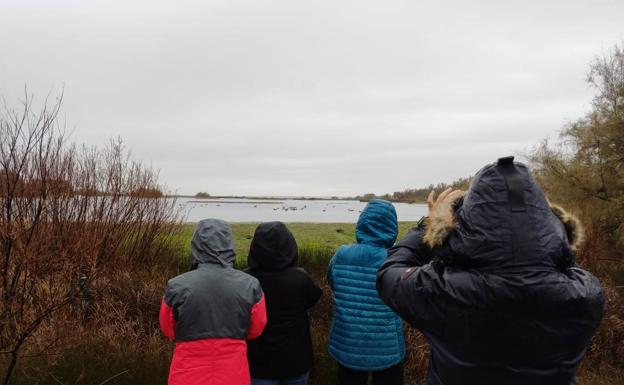 Los alumnos del colegio La Asunción visitan las Lagunas de Villafáfila