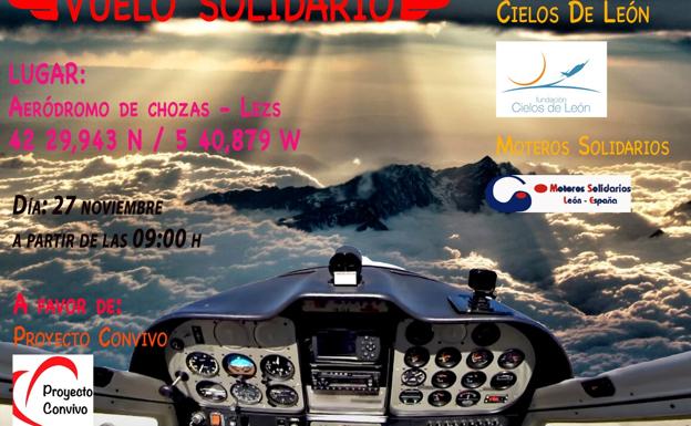 Moteros Solidarios y Cielos de León se unen en un 'vuelo' por la inclusión