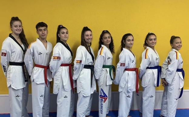 Ocho taekwondistas de Valencia de Don Juan acuden este fin de semana en el Campeonato de Moaña