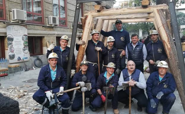 Valderrueda acogerá por Santa Bárbara una exhibición de entibación minera